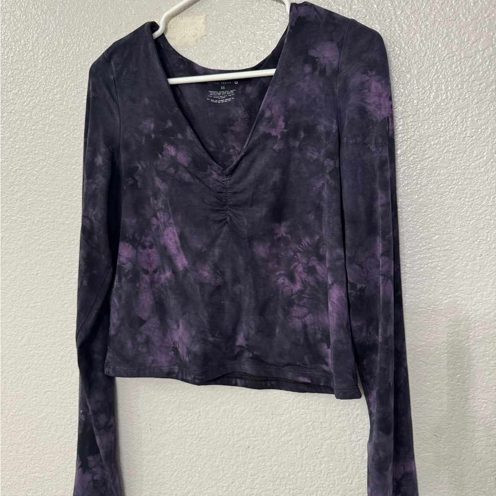 Purusha People Otherworld Thumbhole Gather Top